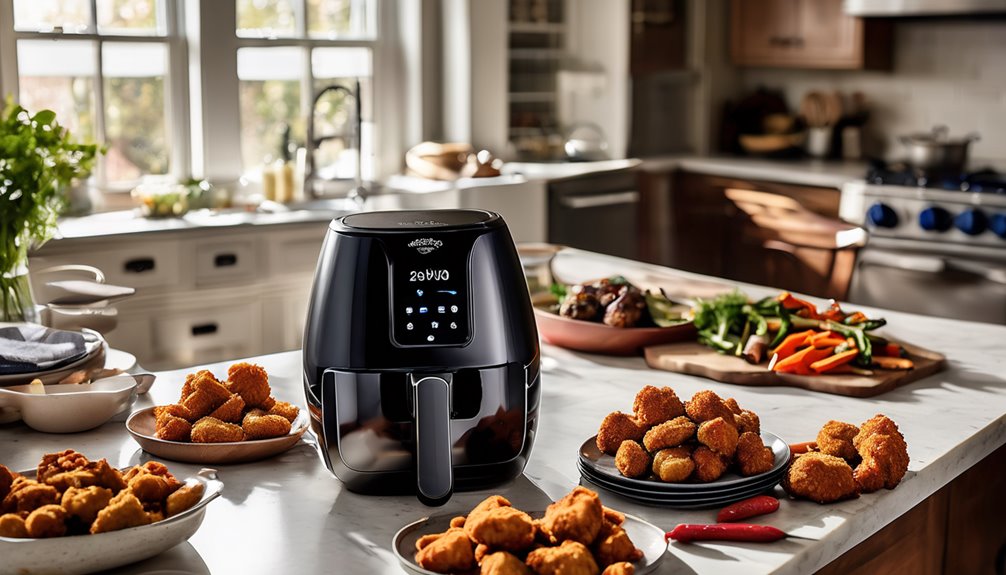 four person air fryer capabilities