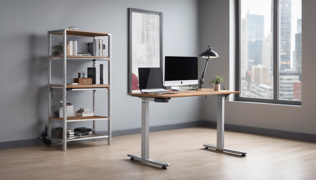 heavy steel frame rustic top