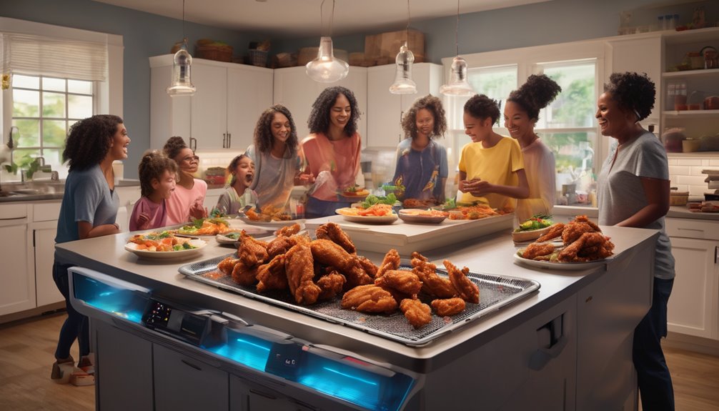 large capacity dual zone oil reducing air fryer