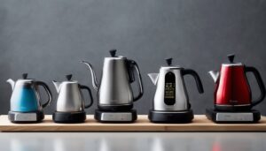 lcd display gooseneck kettles impress teapots
