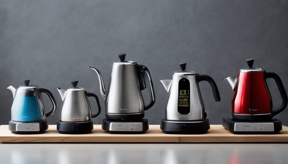 lcd display gooseneck kettles impress teapots