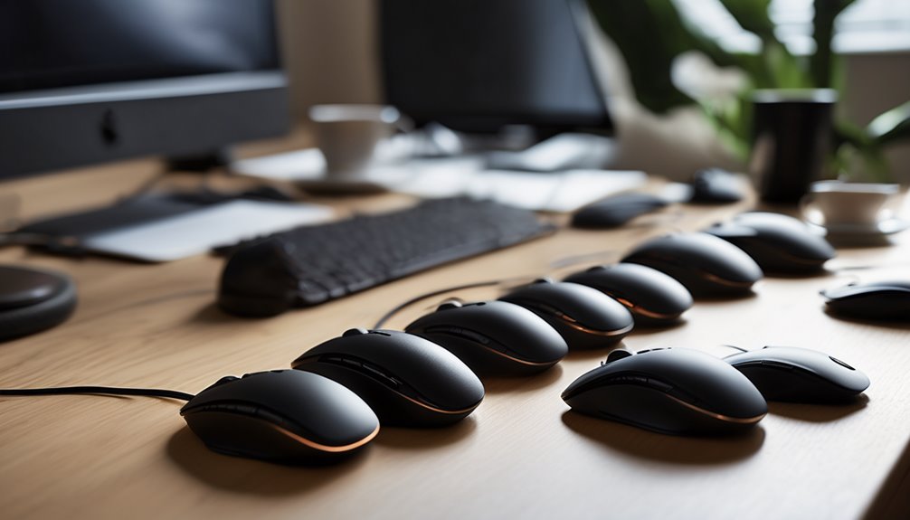 left handed vertical mice guide