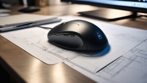 left handed vertical mice guide