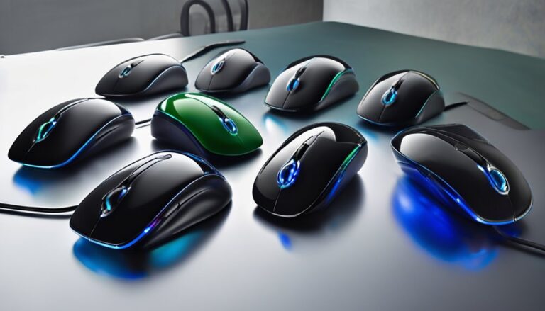 left handed vertical mice selection