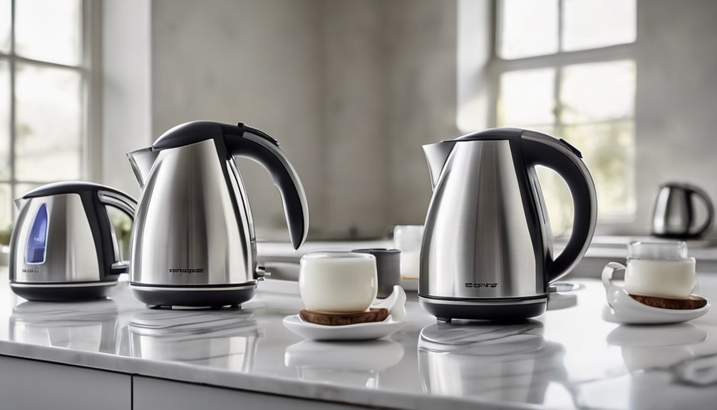 lightweight electric kettles pour smoothly