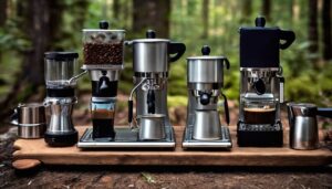 manual espresso gear for camping enthusiasts