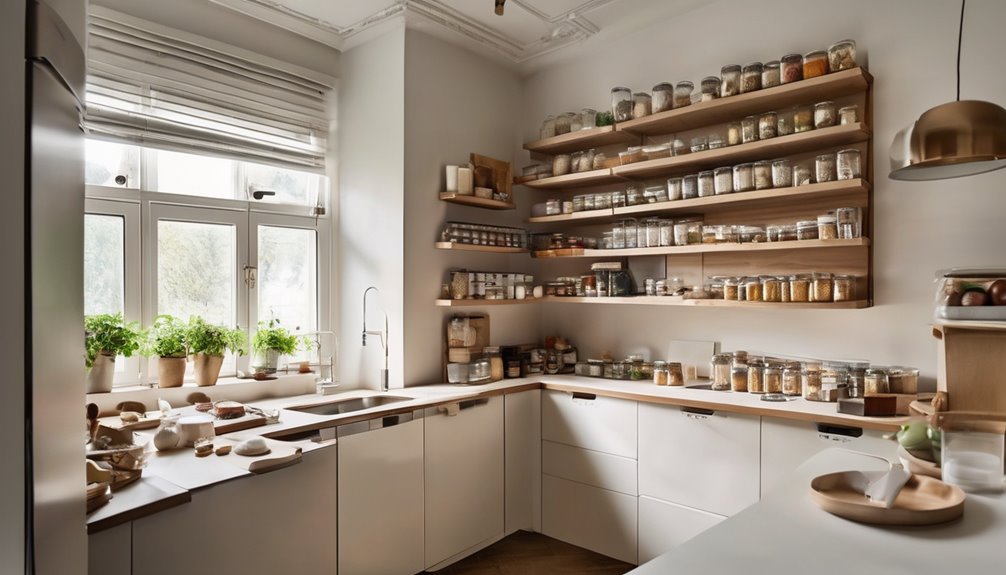 maximize kitchen space on a budget