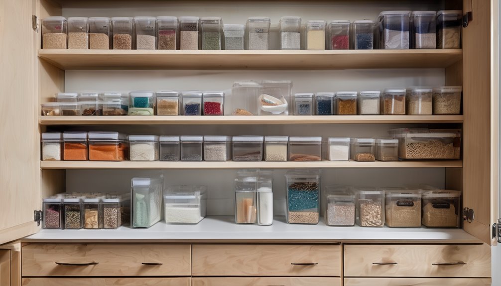 measure shelf gaps fitment tighten spacing