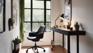 narrow space electric standing desks