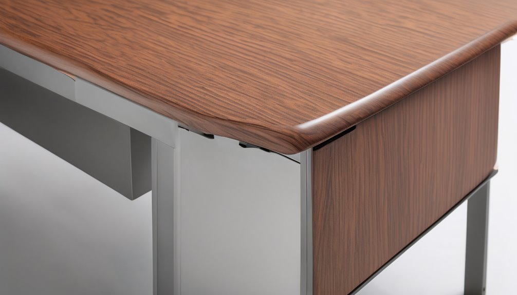 one piece desk stable steel frame