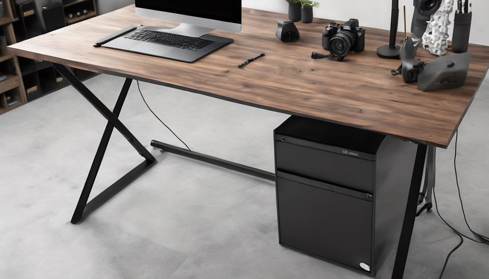 one piece desk sturdy lift