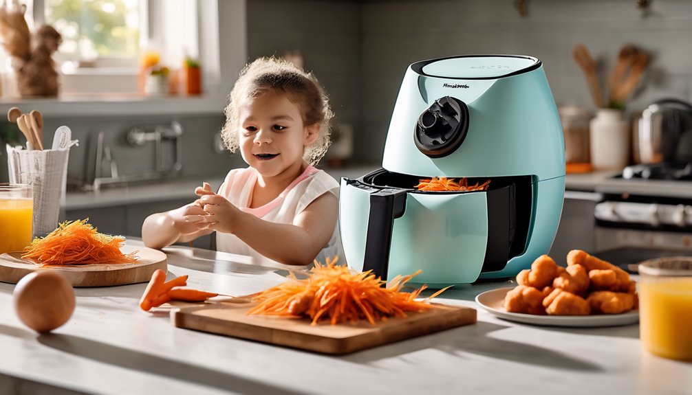 quick precise toddler friendly air fryer