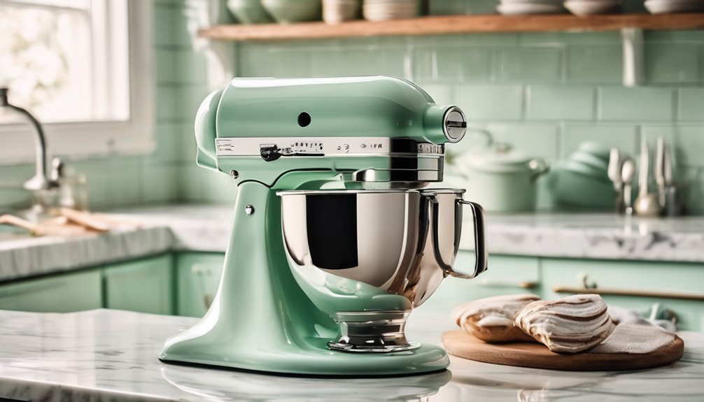 retro style mixer design power capacity