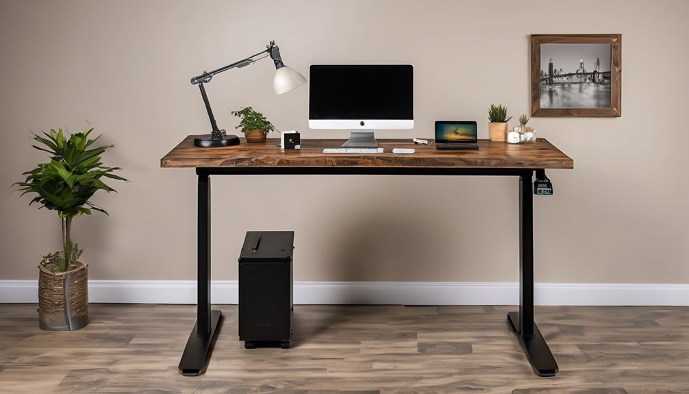 rustic wood matte steel