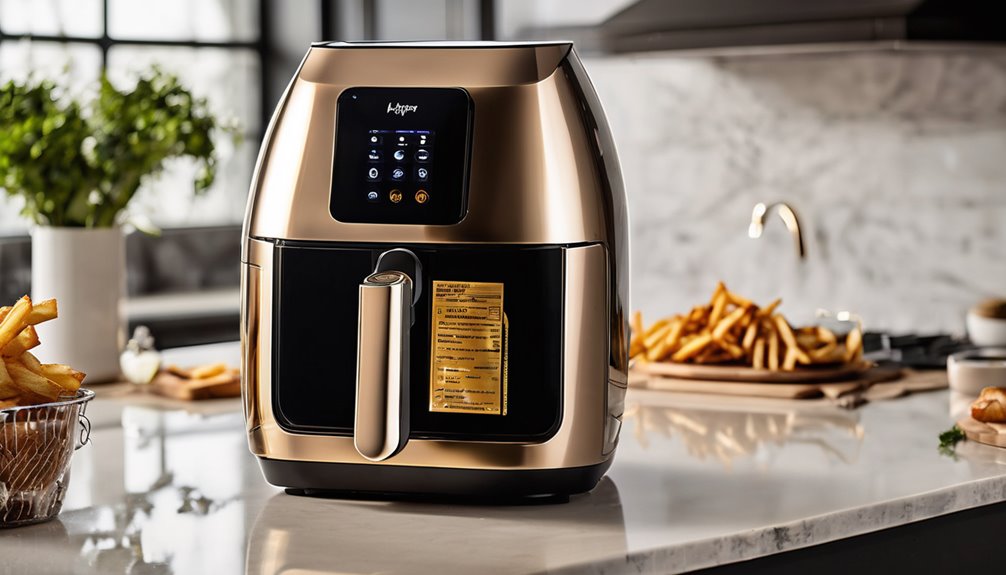 see through air fryer window clarity