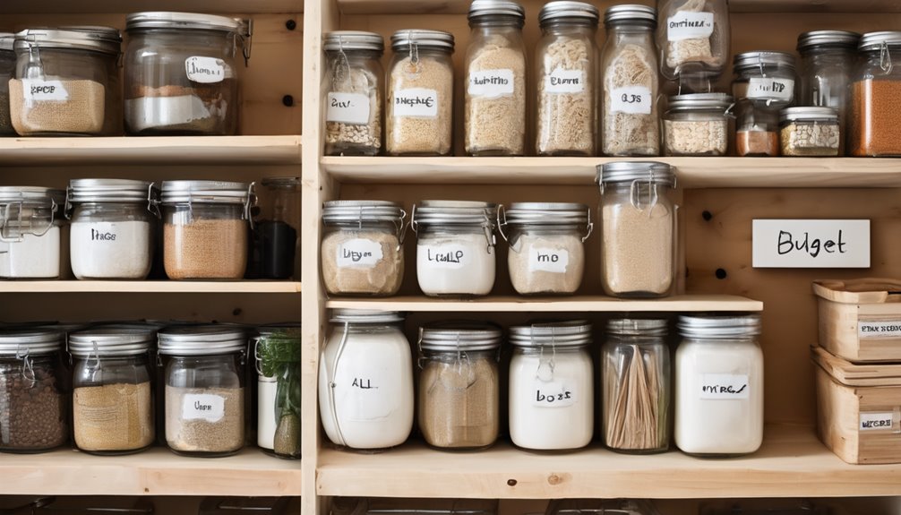 set budget define storage goals