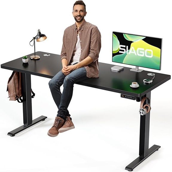 siago electric desk presets