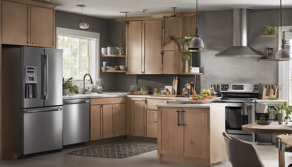 sizing appliances to kitchen space and routines