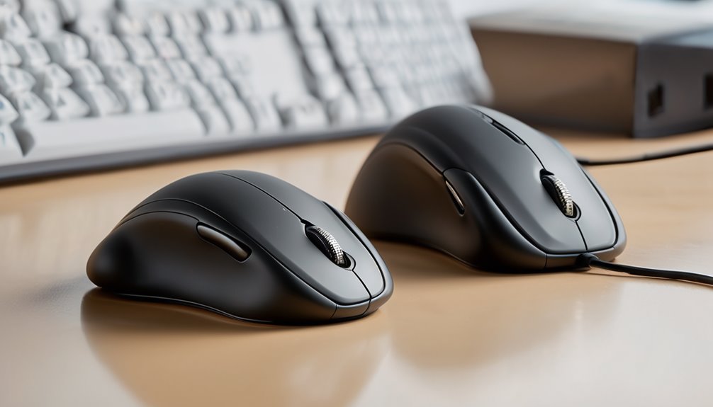 small vertical mice for fingertip grip