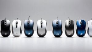 small vertical mice for travel packs