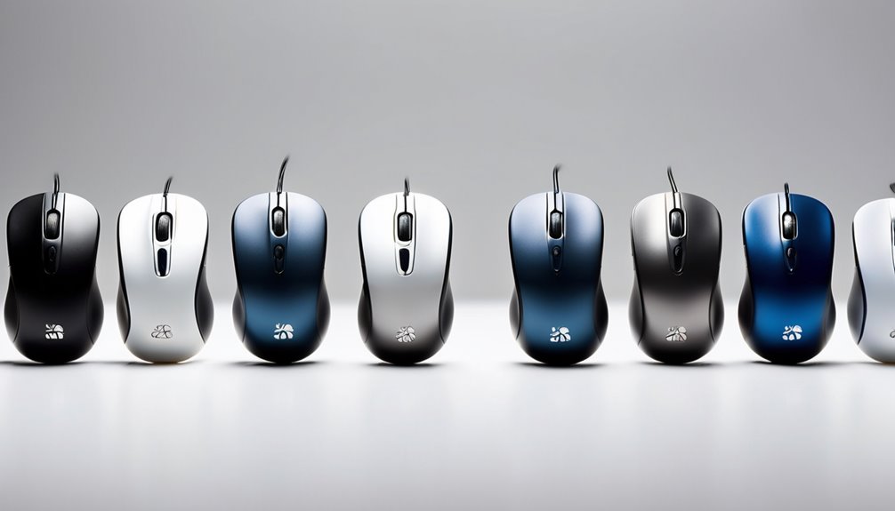 small vertical mice for travel packs