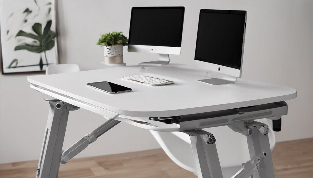 solid alloy frame seamless desk
