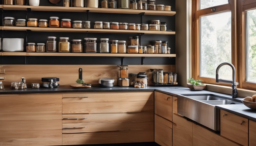 space saving shelves boost kitchen flow