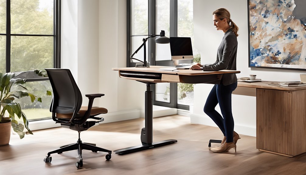 steel frame quiet adjust integrated storage