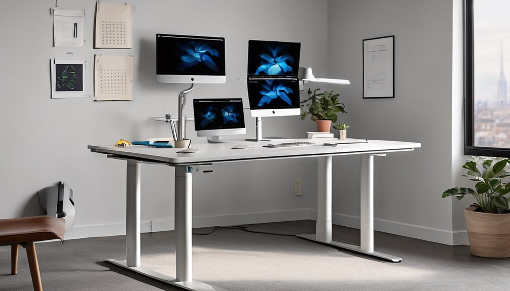 sturdy metal frame ample top