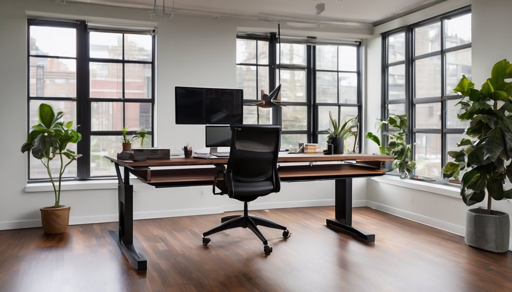 sturdy metal frame desk durability