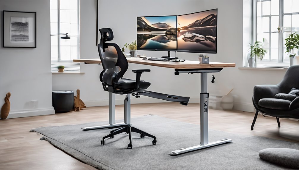 t shaped frame quiet electric lift