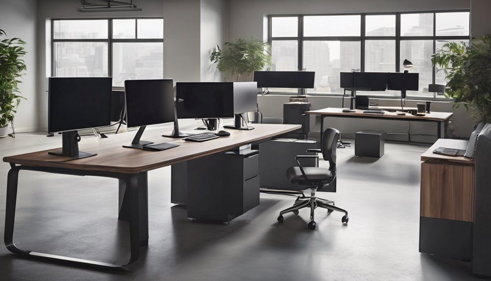 ten best electric standing desks with u shaped designs