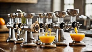 top hand crank juicers