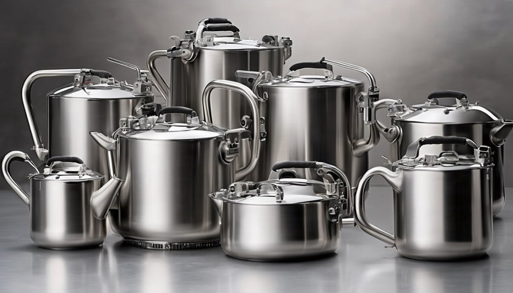 top stainless steel kettles