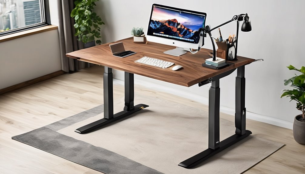 two part desk sturdy frame