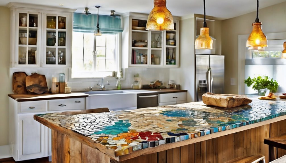 upcycled kitchen counters budget