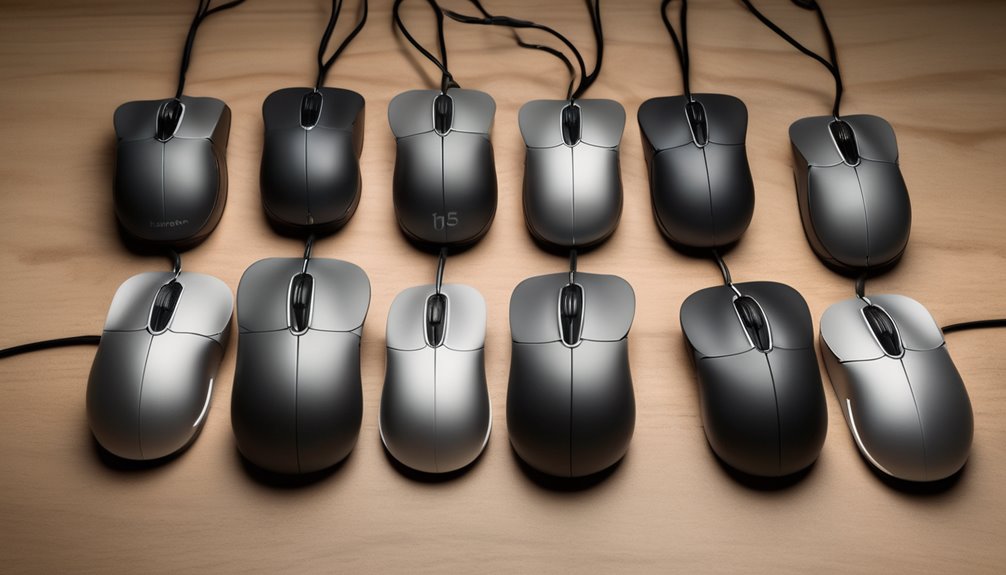 wired vertical mice list